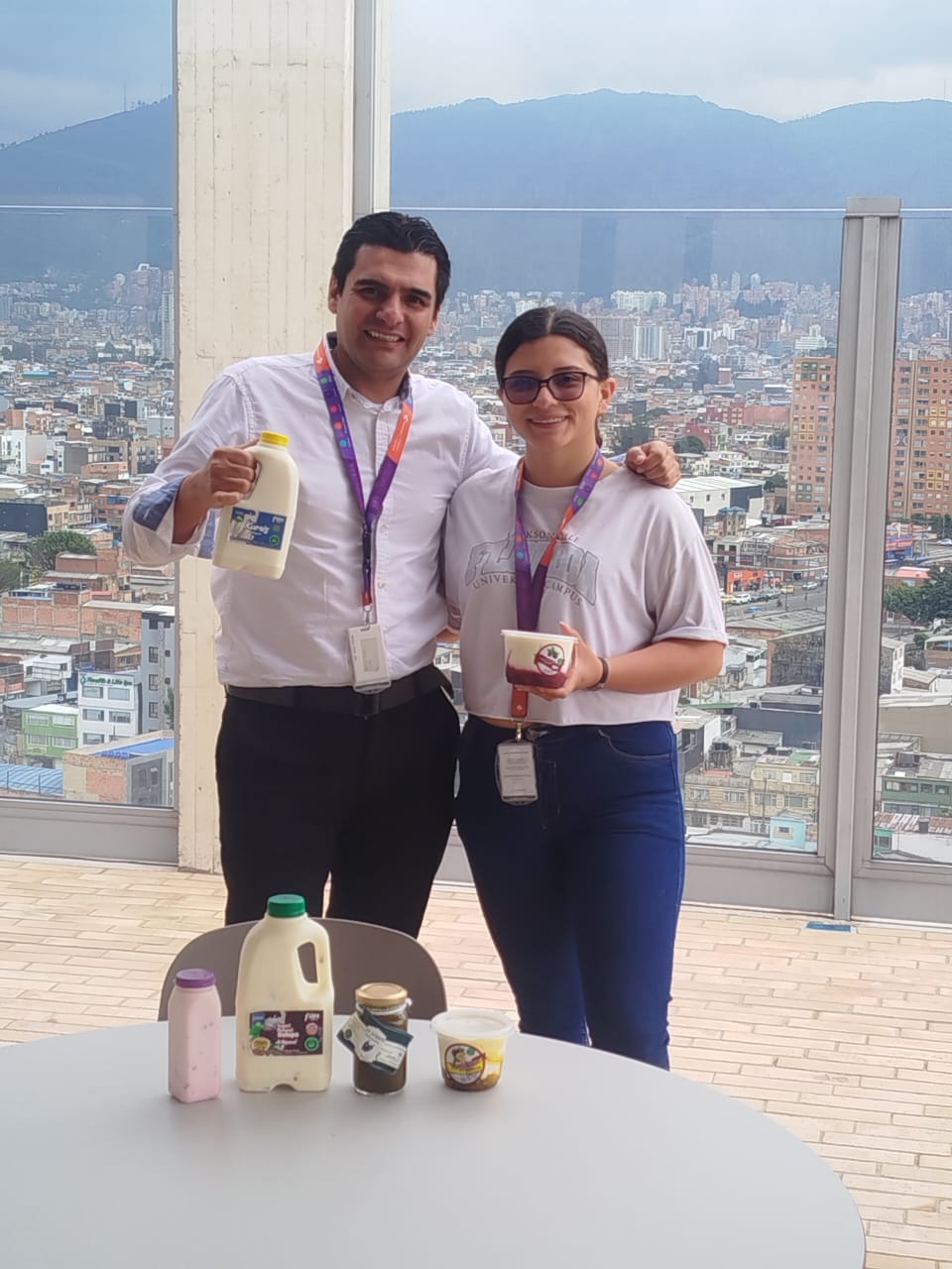 Cliente feliz en Bogotá